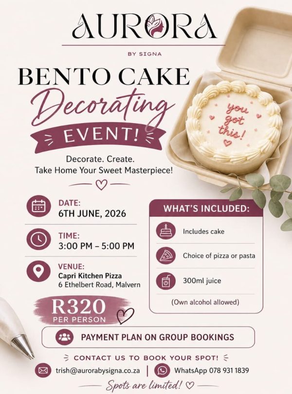 Bento Cake Decorating Experience